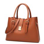 Casual Female PU Leather Handbag with Vintage Tote Bag and Luxury