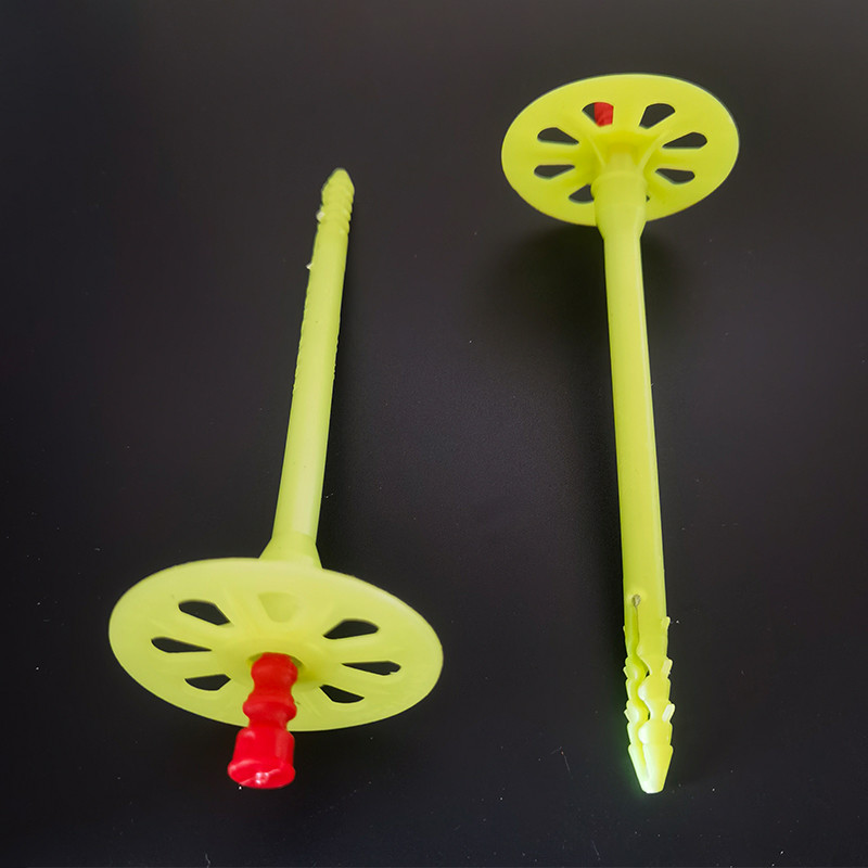 Plastic Steel Nails Red Cap Nail Insulation Fixing Wall Insulation Nail