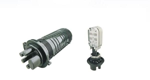 Optical Fiber Splice Closure For FTTH , 3 Inlets And 3 Outlets Fiber Optic Joint