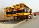 30 Tons-60 Tons 40ft Flatbed Semi Trailer For Container Cargo Transporting