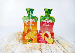 Wholesale Colorful Stand Up Custom Pouches Customized Logo Liquid Packing With False Spout from china suppliers