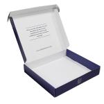 Recyclable Rectangle Paper Mailer Box Packaging For Sweater Blouse Shirt And