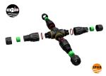 PG Series IP68 4 Way Waterproof Screw Connector