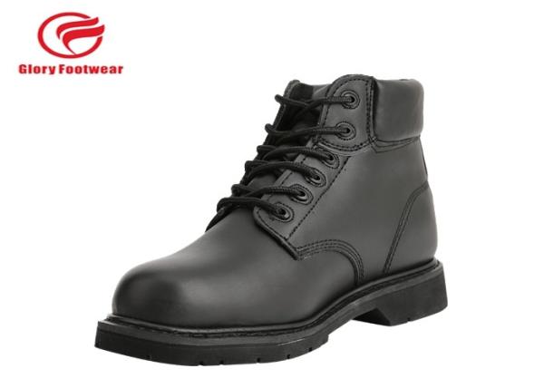 Men's Construction Goodyear Welt Safety Shoes , Bull Run Leather Insulated Work