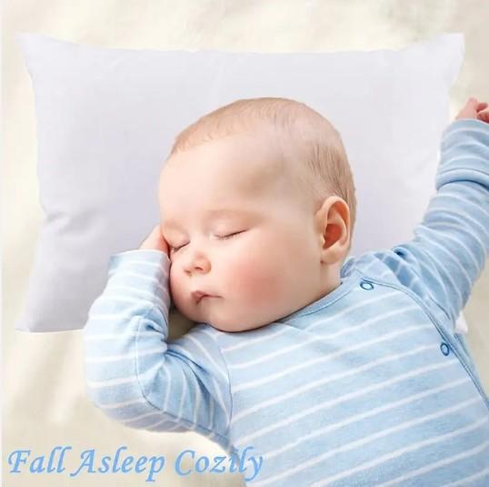 Soft Safe All Season Kids Pillow Newborn Pillow Solid Color Breathable With