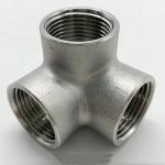 ODM Support Tee Connector Stainless Steel 304 316 Plumbing Fittings NPT BSP