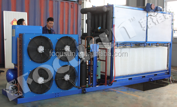Space-Saving Ice Block Making Machine 380v/220V Voltage Perfect for Small Spaces