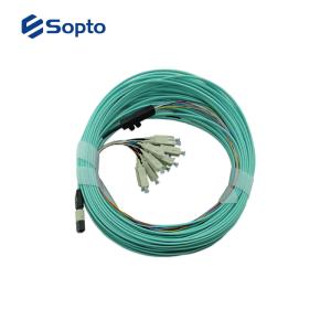 China 24 Cores MPO MTP Patch Cord Female A Type For CATV Video And Multimedia on sale