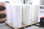 Ordinary Sticky Adhesive Synthetic Paper , Inkjet Roll Labels 75μ Surface