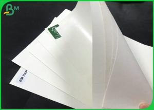 Wholesale Single Wall Cup Material 15gsm PE Plastic Coating Surface White Paper Sheets from china suppliers