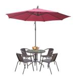 160gsm Polyester Fabric Cover Strong Structure Outdoor Beach Umbrella