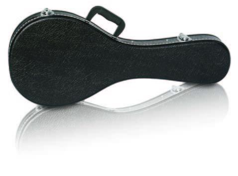 Economic A Type Mandolin Hard Case Embossed Vinyl Covering Heavy Duty Bronze