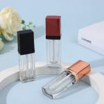 3.5ml square plastic lip glaze tube with brush, color can be customized