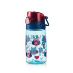 Custom 450ml Outdoor Insulated Children Kids Water Bottles With Sipper Straw