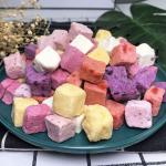 Delicious Freeze-dried Yogurt Cubes Low Calorie Strawberry Flavoured 50g For