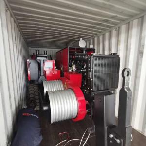 China Aerical Stringing 239KW(320hp) 22T Hydraulic Cable Puller Winch Machine on sale
