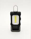 Mini Portable LED Work Lights Battery Operated ABS Black With Rubber Painting 3W