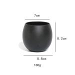 250ml Wooden Drinking Cups Practical Log Color Jujube Japanese Wooden Tea Cup