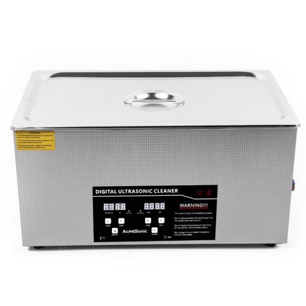 SUS304 Digital Ultrasonic Cleaner with 500W Heating Power Adjustable Timer 0