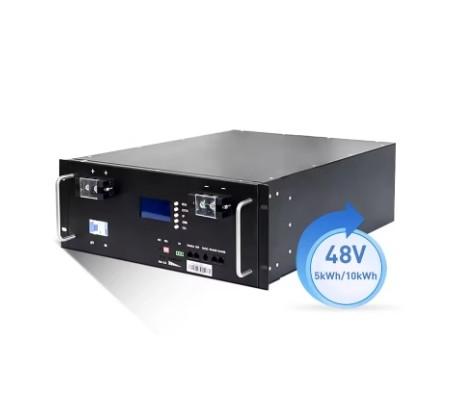 48V 100Ah 200Ah Rackmount Lifepo4 Battery With LCD Display BMS Lithium Batteries