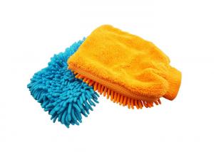 China Microfiber Chenille Car Cleaning Glove Mitt / Quick Dry Car Cleaning Glove / Car Wash Mitt on sale