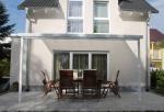 Outdoor patio cover with palarm design ,smoking shelter