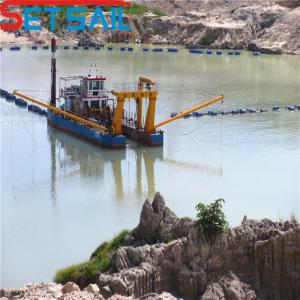 Wholesale 1500m3/H Capacity Cummins Diesel Engine Water Flow 7500m3 Cutter Suction Sand Dredger from china suppliers