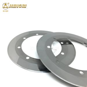 Wholesale Cardboard Carbide Disc Cutter , Tungsten Carbide Blade Slitter Knives from china suppliers