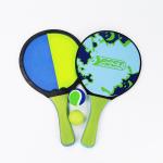 Plastic Handle Wooden Rackets Beach Customized Polyester Tennis Padel Racket