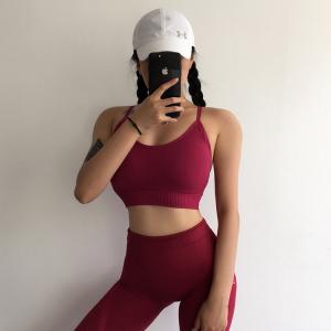 China Breathable Women'S Workout Apparel , Stylish Yoga Clothes Sports Bra And Leggings Set on sale