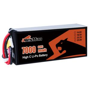Wholesale 6S 23.4V 7000mAh 30C 70C Lipo FPV Drone Battery with XT60 Plug 7inch FPV RC Drone from china suppliers