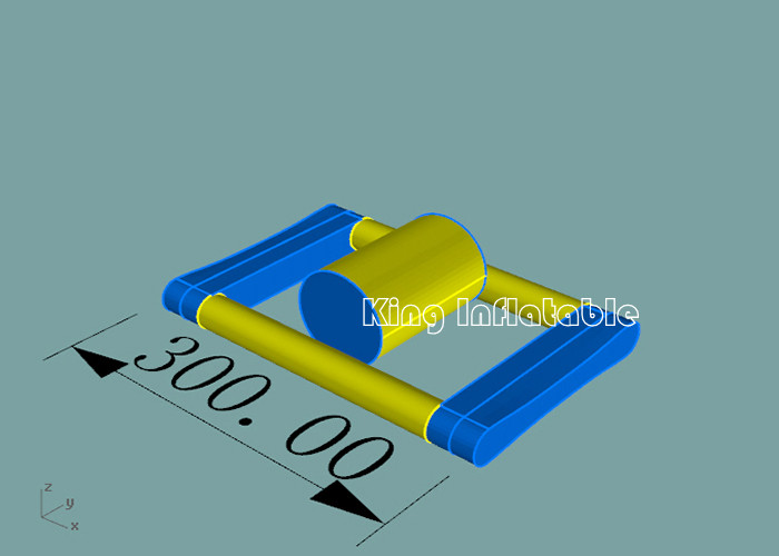 Giant Trampoline Floating Inflatable Water Parks For Rental Silk - Screen Printing