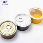 130g / 140g / 190g Flavoured Tuna Tins Pink Round Tin Packaging