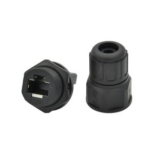 Wholesale 8P8C Rj45 Extender Straight Female RJ45 Connector With Dust Cover For Network from china suppliers