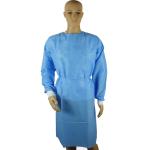 Anti Static Blue Non Woven Disposable Isolation Gown