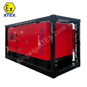 Wholesale 25kva 400v 50hz 3 phase 4 wire explosion proof diesel engine ATEX certified zone 2 offshore generator from china suppliers