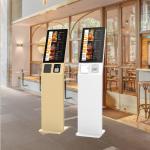 Fast Food Self Service Kiosk For Restaurants Food Trucks With Pos Terminal