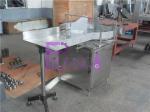 Semi Automatic Rotary Bottle Sorting Machine For Milk Glass Bottle 0.37Kw