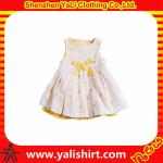 New design western style bulk cheap sleeveless cotton ruffle lovely girls kids