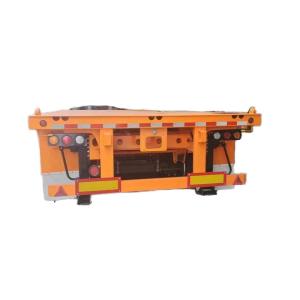 Wholesale CIMC New 2-Axle Flatbed Skeleton Semi-Trailer Steel Container Truck with Wabco Brake System from china suppliers