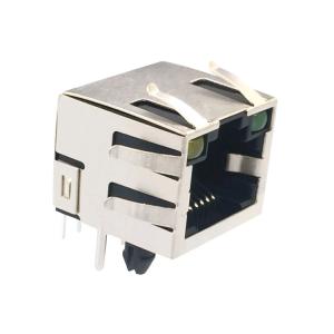 Wholesale PCB SMT RJ45 Connector 1x1 Tab - Down 10 / 100 Base-T MIC26023-5134W-LF3 Phconn from china suppliers