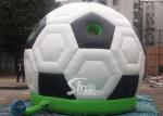 Outdoor Kids Party Time Football Inflatable Bouncy Castle with 0.55mm pvc