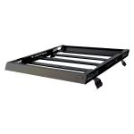 Car Roof Rack Basket with Side Ladder in Black Aluminium Alloy OEM Service