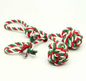 Wholesale Cotton Interactive Rope Knot Ball Dog Toy Durable For Extended Tough Play from china suppliers