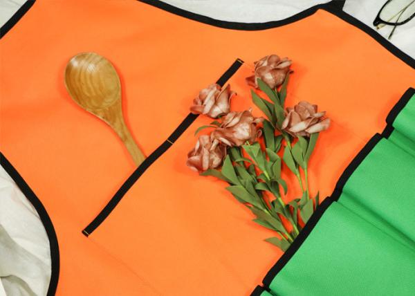 Oxford Cloth Garden Tool Apron Multi Pocket Work Oil / Pollution Proof