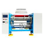 Semi Automatic 3KW 2 Shaft Heavy Duty Aluminium Foil Roll Silicone Paper