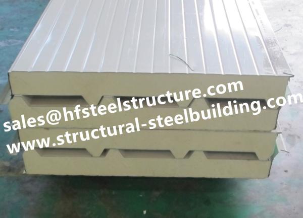 PU Sandwich Cold Room Panel For Chinese Refrigeration Freezing Room , Width