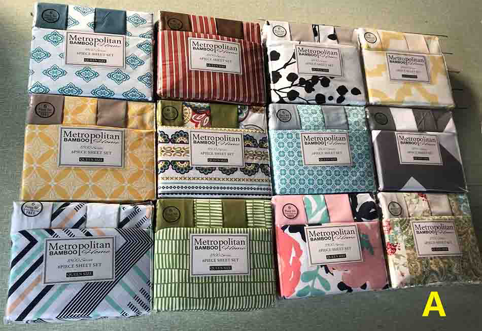 NO Filling Solid Print Microfiber Fabric 80gsm 100% Polyester Bedding Sheet Set 6pcs