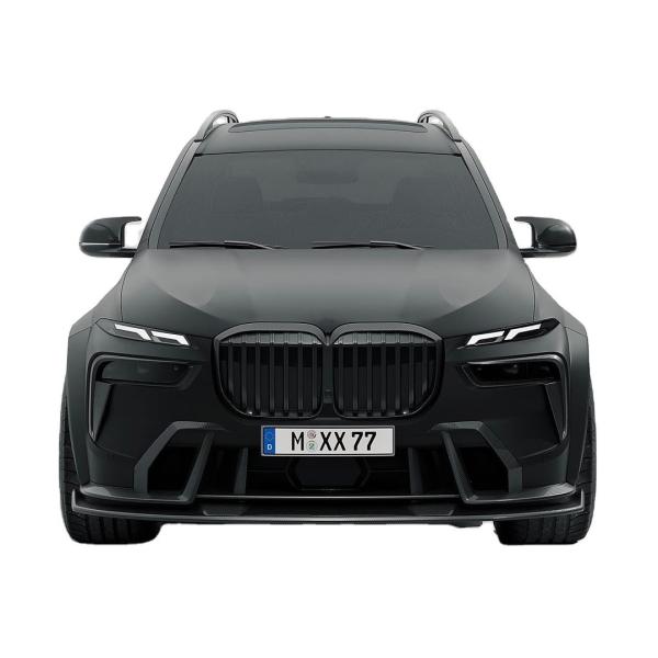 For BMW X7 Carbon Fiber Body Kit X7 Carbon Fiber Front Lip Diffuser Spoiler Hood