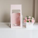 Custom Logo Printed Cardboard Paper Flower Boxes Recycled Materials